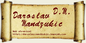 Daroslav Mandžukić vizit kartica